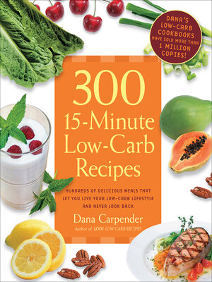 cover image of 300 15-Minute Low-Carb Recipes